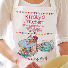 Load image into Gallery viewer, Personalised &#39;Domestic Goddess&#39; Apron
