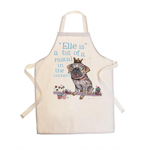 Personalised 'bit of a rascal' apron