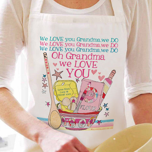 Personalised 'Love You' Apron