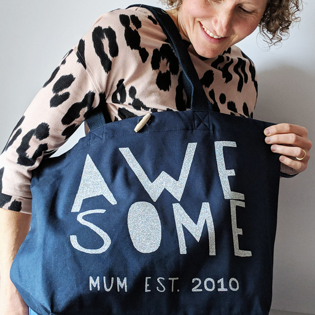 Personalised Awesome Mum Bag