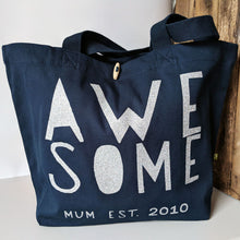 Load image into Gallery viewer, Personalised Awesome Mum Bag
