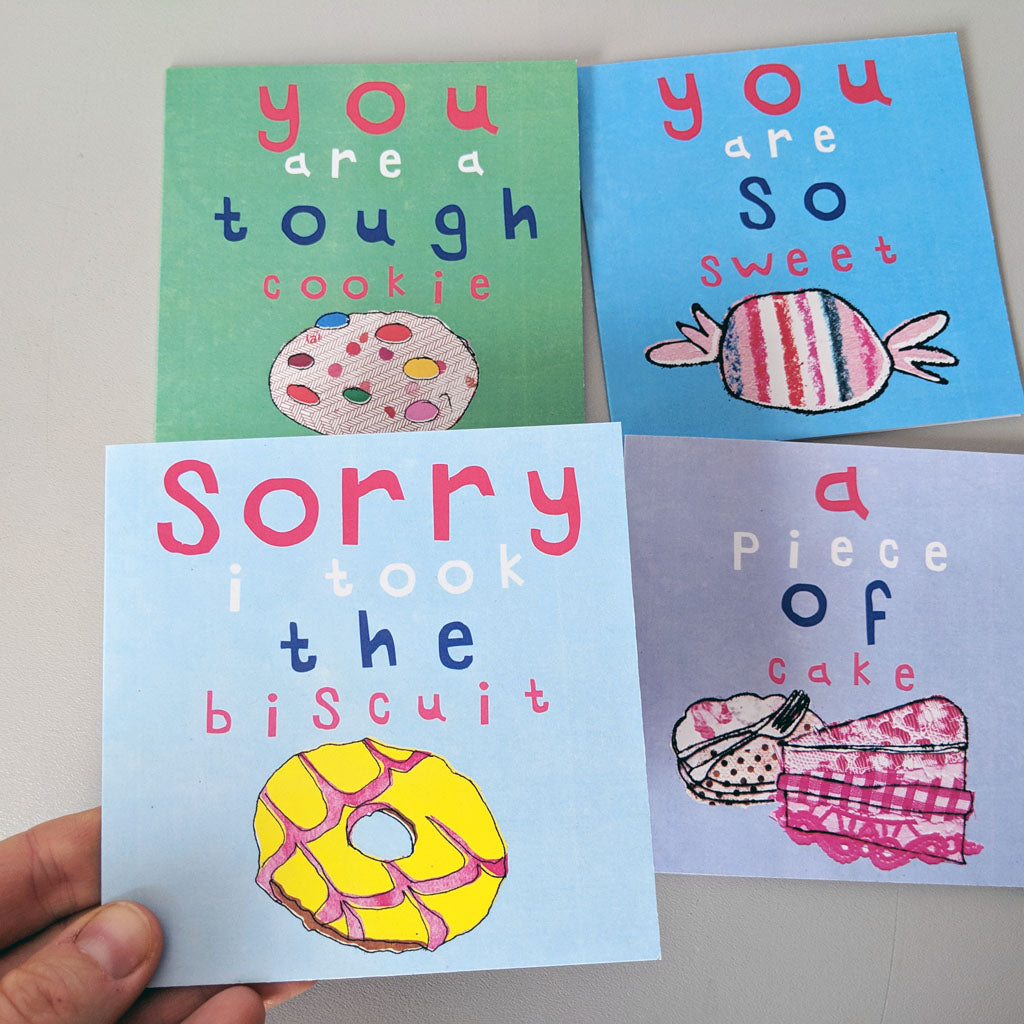 Pack Of 4 Thoughtful Greeting Cards