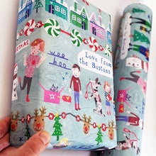 Load image into Gallery viewer, Personalised Eco Christmas Wrapping Paper, 25 Sheets
