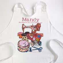 Load image into Gallery viewer, Personalised Sewing Apron
