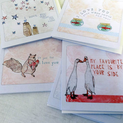 'Little Notes Of Love' Cards