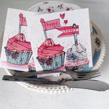 Load image into Gallery viewer, Pack of 6 Lovely Cupcake Cards
