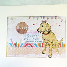 Load image into Gallery viewer, Personalised Pet Dog Print
