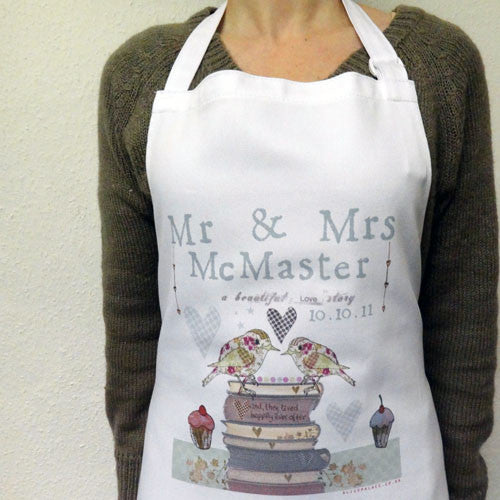 Personalised Love Story Apron