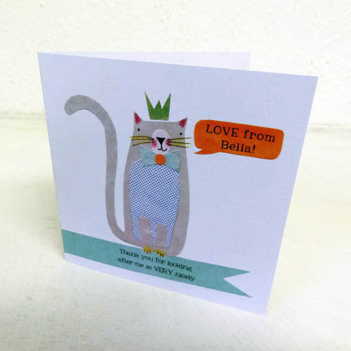 Personalised Pet Thank You Card