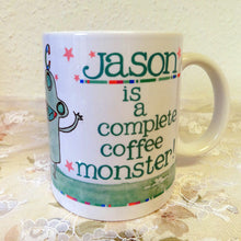 Load image into Gallery viewer, Personalised tea monster mug
