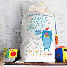 Load image into Gallery viewer, Personalised really big animal toy sack

