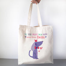 Load image into Gallery viewer, Personalised Best Dog Mum Bag
