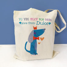 Load image into Gallery viewer, Personalised Best Dog Mum Bag
