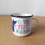 Personalised Best Dog Mum Mug