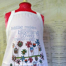 Load image into Gallery viewer, Personalised &#39;blooming lovely&#39; apron
