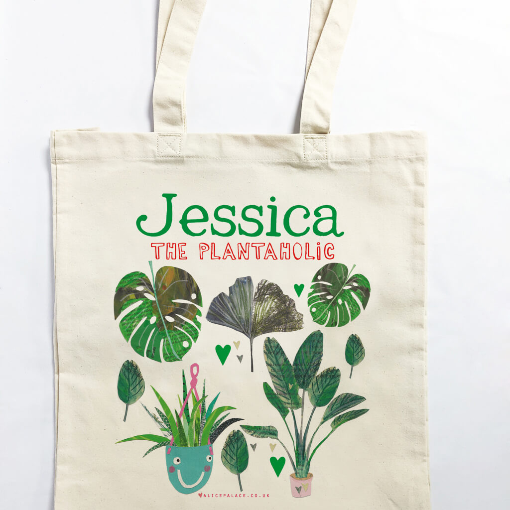 Personalised Plant Lady Bag