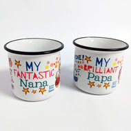 Personalised Best Grandma And Grandad Mugs