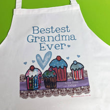 Load image into Gallery viewer, Personalised Bestest Grandma Ever Apron
