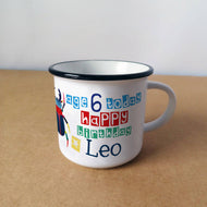 Personalised Birthday Mug For Child, With Age