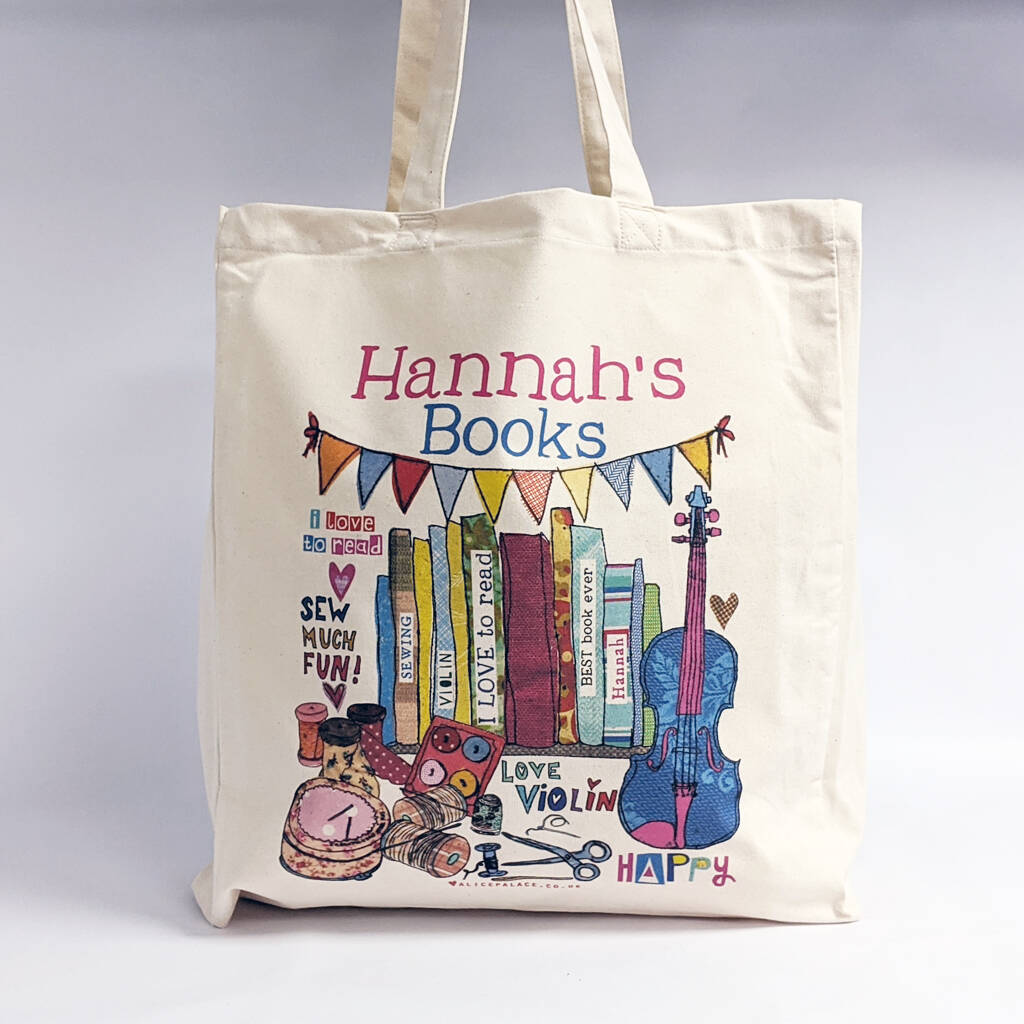 Personalised Design Your Own Illustrated Bag