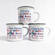 Personalised Growing Minds Teacher Mug