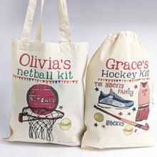 Load image into Gallery viewer, Personalised Hockey Kit Bag
