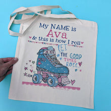 Load image into Gallery viewer, Personalised Love To Roller Skate Bag
