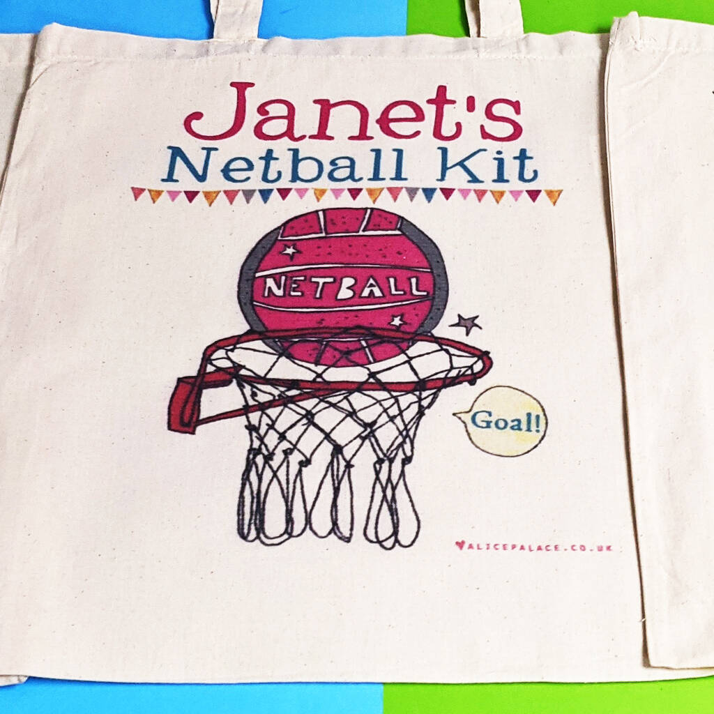 Personalised Netball Kit Bag