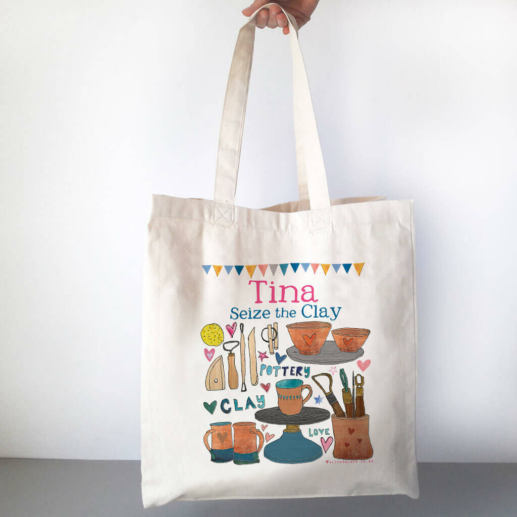 Personalised Pottery Bag