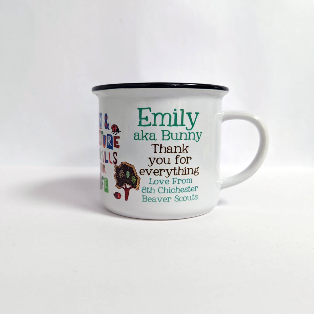 Personalised Scouts And Girl Guides Mug