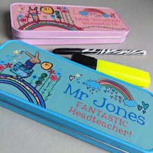 Load image into Gallery viewer, Personalised Teacher Pencil Tin
