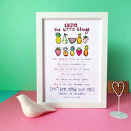 Personalised 'Best Mummy' Story Print