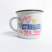 Load image into Gallery viewer, Personalised Tiger Mug &#39;Stronger Than You Think&#39;
