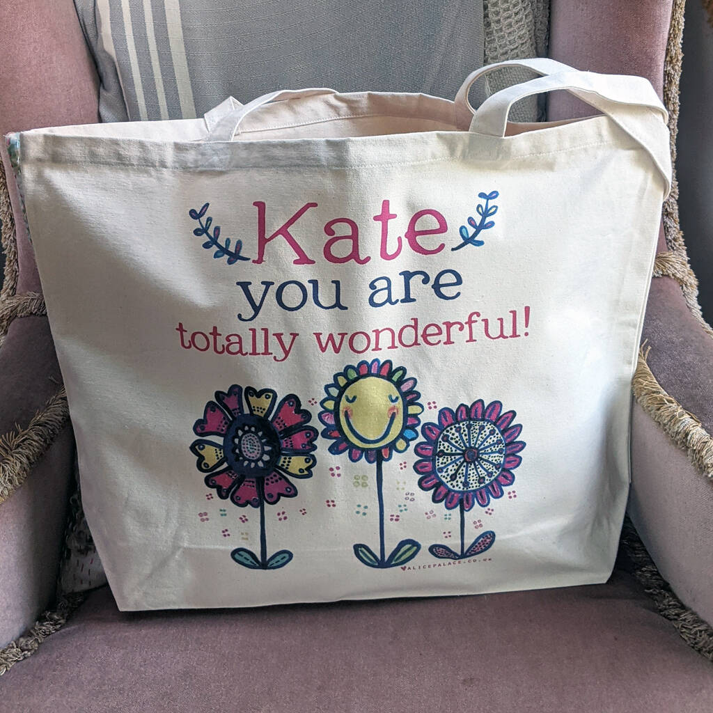 Personalised Wonderful Person Bag