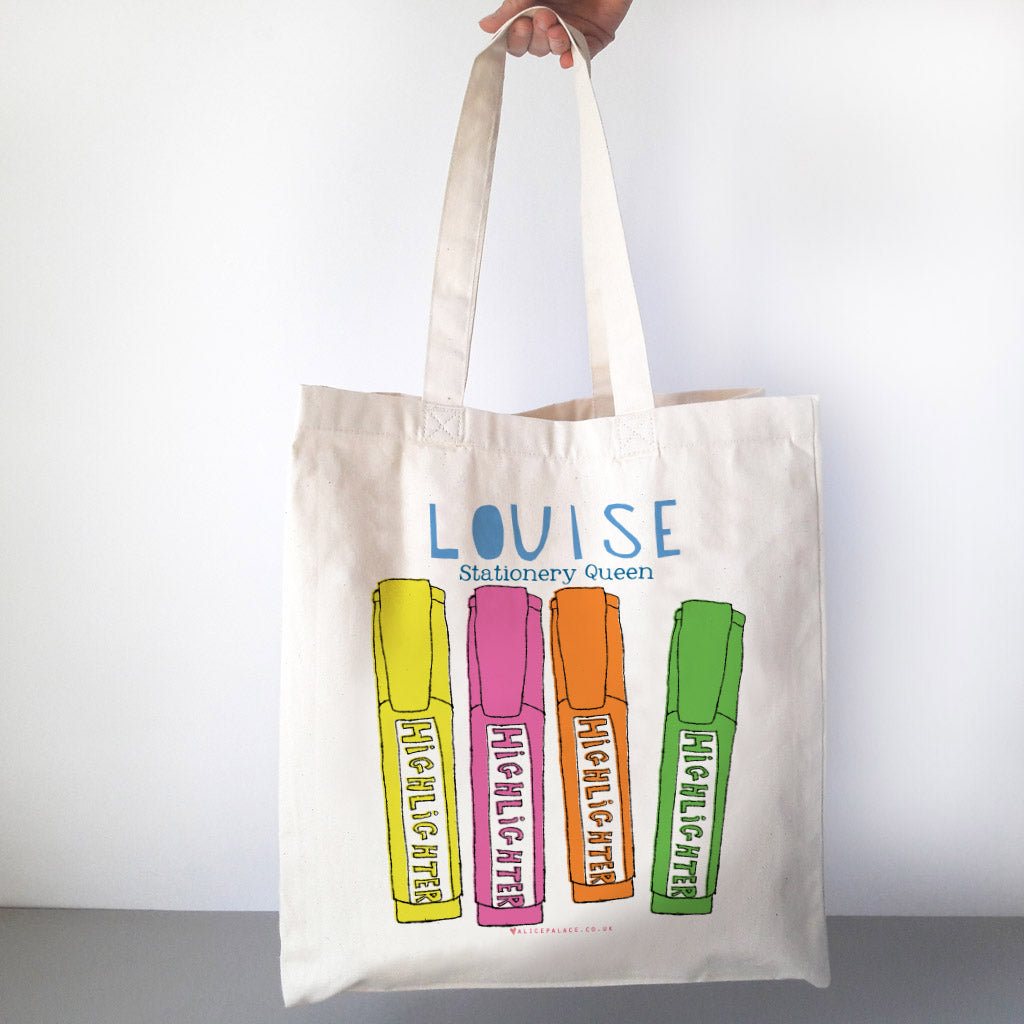 Personalised Stationery Queen Bag
