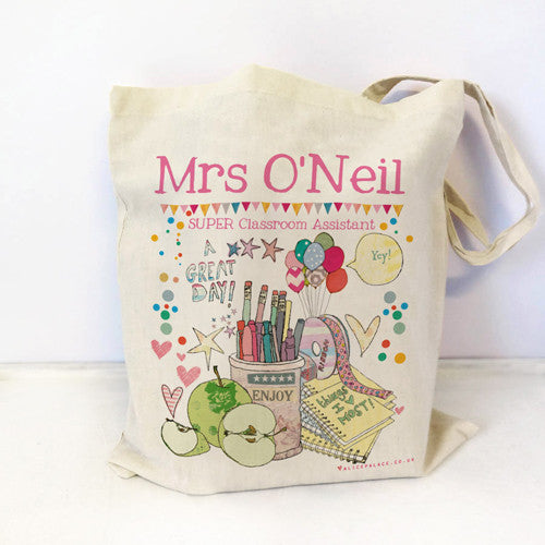 Personalised Classroom Assistant Bag