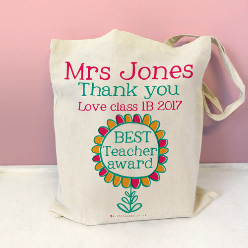 Personalised Teacher Bag