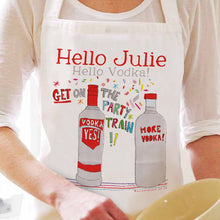 Load image into Gallery viewer, Personalised &#39;Vodka&#39; Apron
